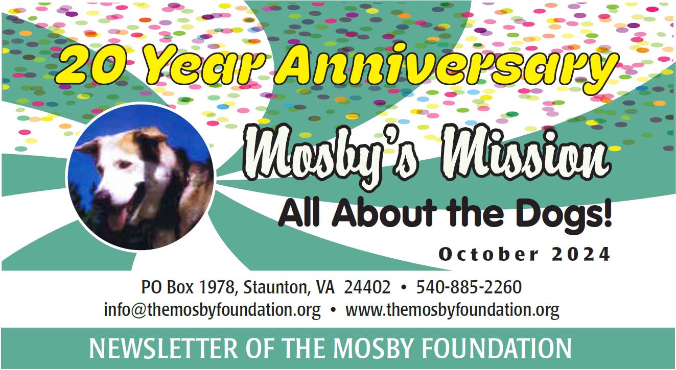 Newsletters – Oct 2024 – The Mosby Foundation